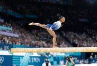 Simone Biles on the balance beam at the Artistic Gymnastics - Olympic Games Paris 2024: Day 10 - Source: Getty